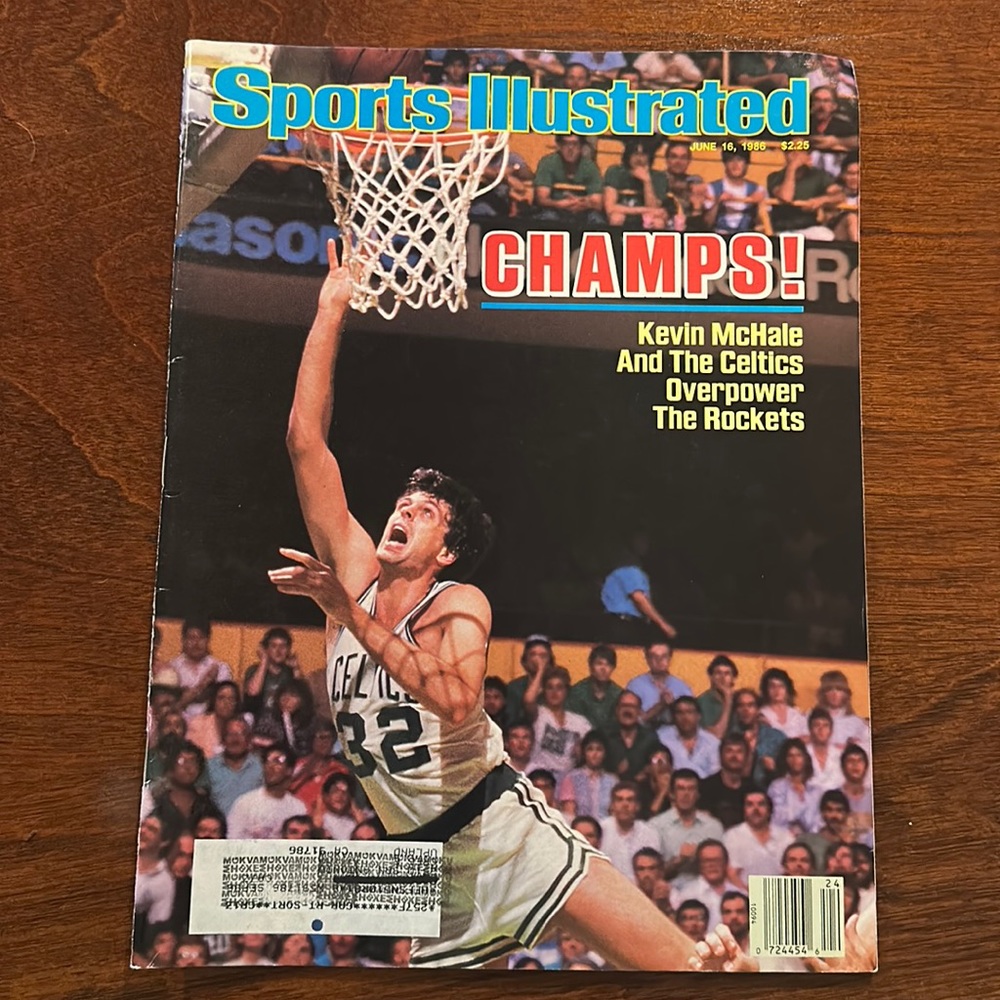Vintage 1986 Sports Illustrated magazine